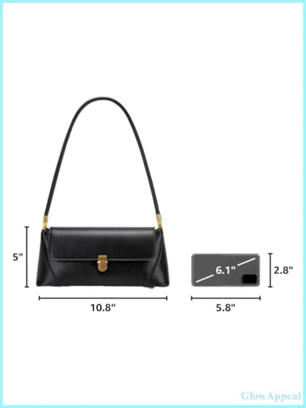 Vintage Hobo Shoulder Bag for Women PU Leather Retro Clutch Purse